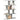Raft cubic perete cu 12 compartimente gri beton lemn prelucrat