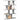 Raft cubic perete cu 12 compartimente sonoma gri lemn prelucrat