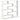 Raft cubic de perete cu 7 compartimente alb lemn prelucrat