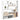 Raft cubic de perete cu 7 compartimente alb lemn prelucrat