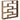 Raft cubic perete cu 7 compartimente lemn vechi lemn prelucrat