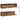 Rafturi perete 2 buc. lemn vechi 75x16,5x16,5 cm lemn prelucrat