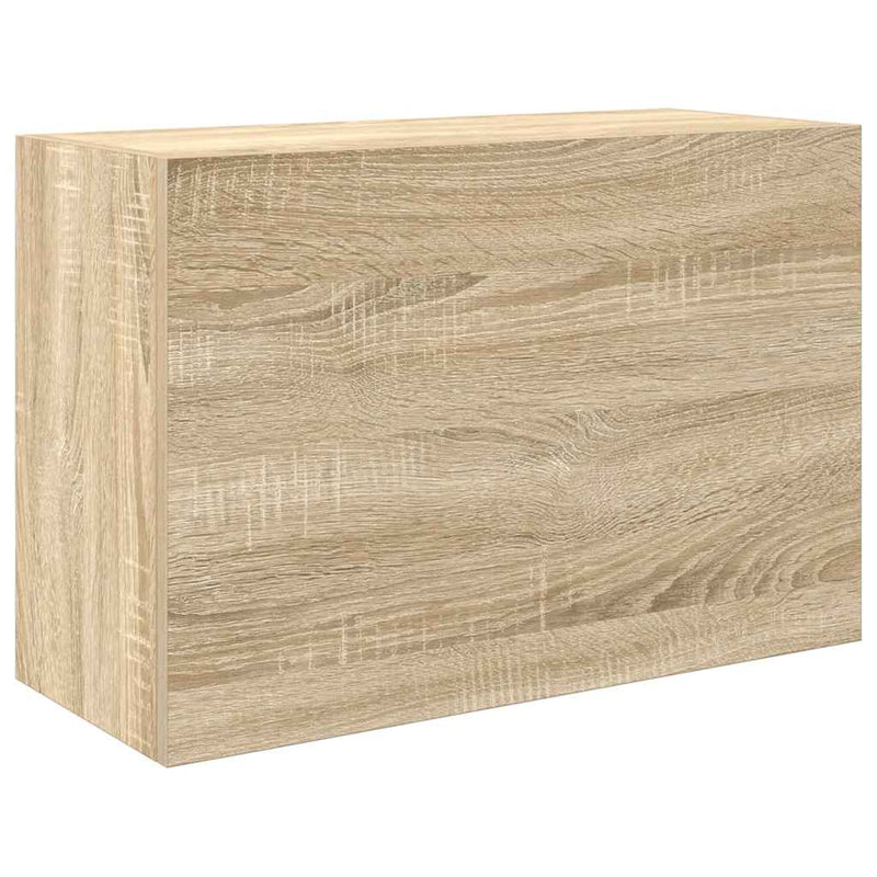 Dulap perete baie, stejar sonoma, 60x25x40 cm, lemn prelucrat