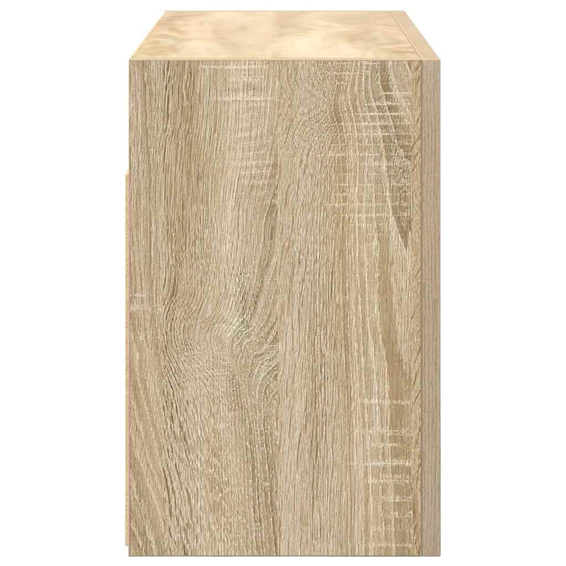 Dulap perete baie, stejar sonoma, 60x25x40 cm, lemn prelucrat