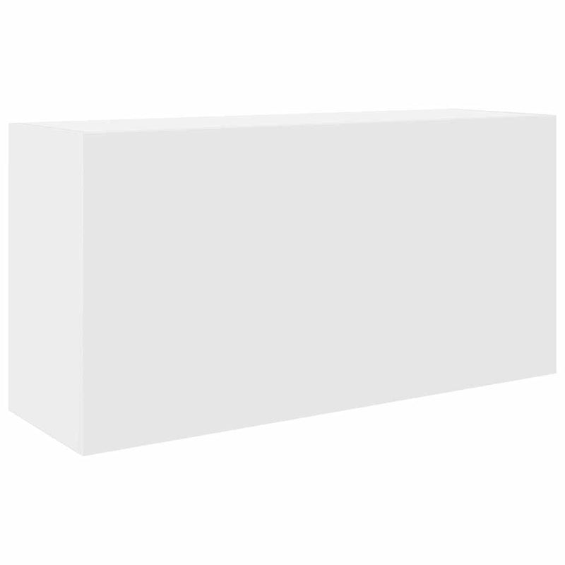 Dulap de perete de baie, alb, 80x25x40 cm, lemn prelucrat