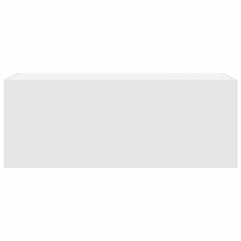 Dulap de perete de baie, alb, 80x25x40 cm, lemn prelucrat
