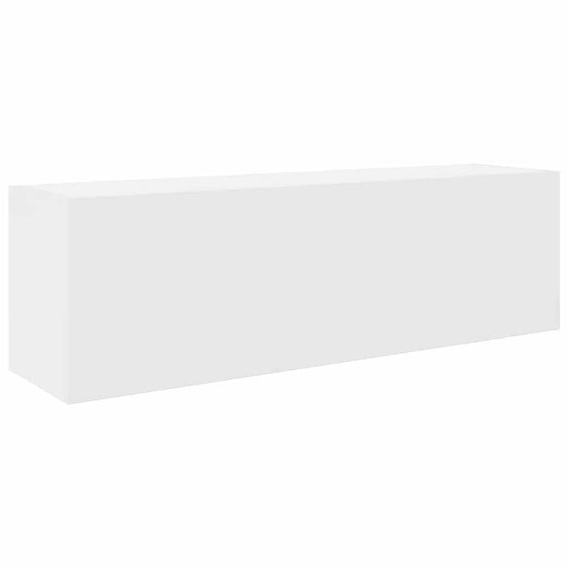 Dulap de perete de baie, alb, 100x25x30 cm, lemn prelucrat
