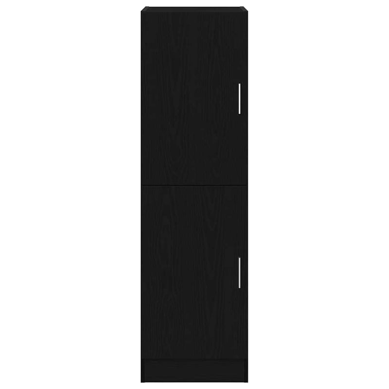 Dulap de bucătărie, negru, 38x41,5x131,5 cm, lemn prelucrat
