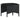 Set mobilier de grădină cu perne, 4 piese, negru, poliratan