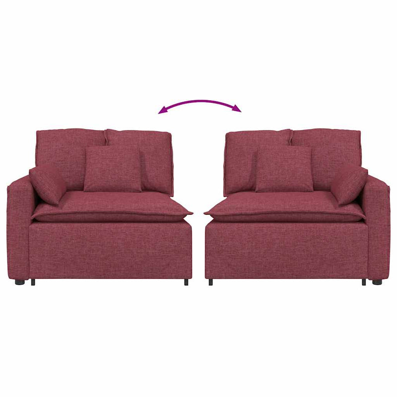 Modul modular de capăt pentru cotieră canapea cu perne 100 cm
