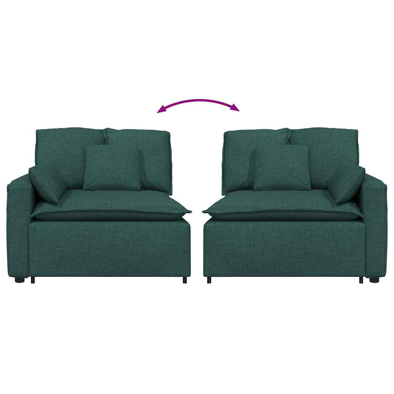 Modul modular de capăt pentru cotieră canapea cu perne 100 cm