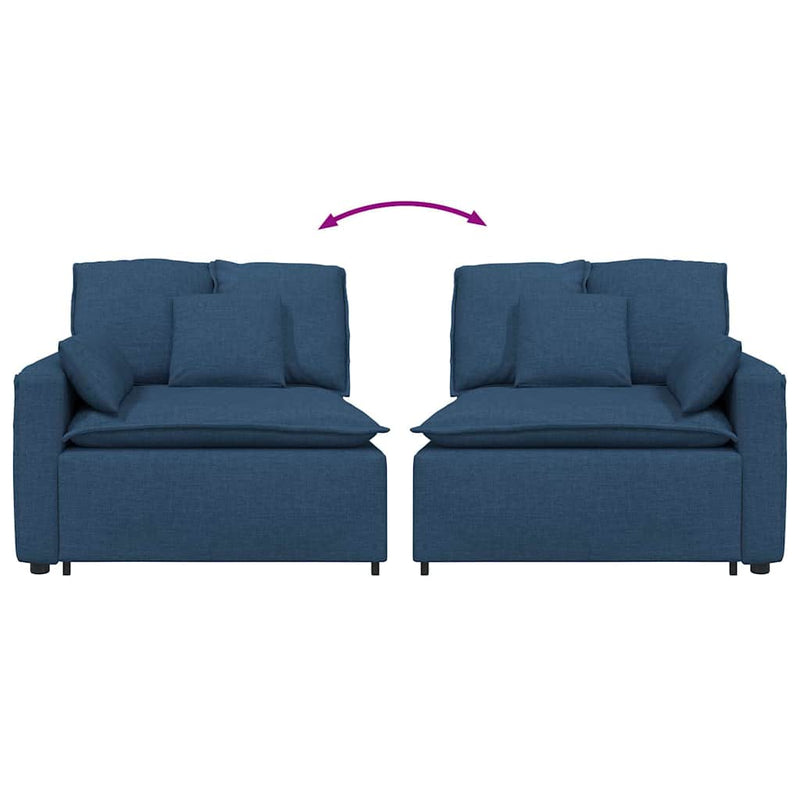 Modul modular de capăt pentru cotieră canapea cu perne 100 cm