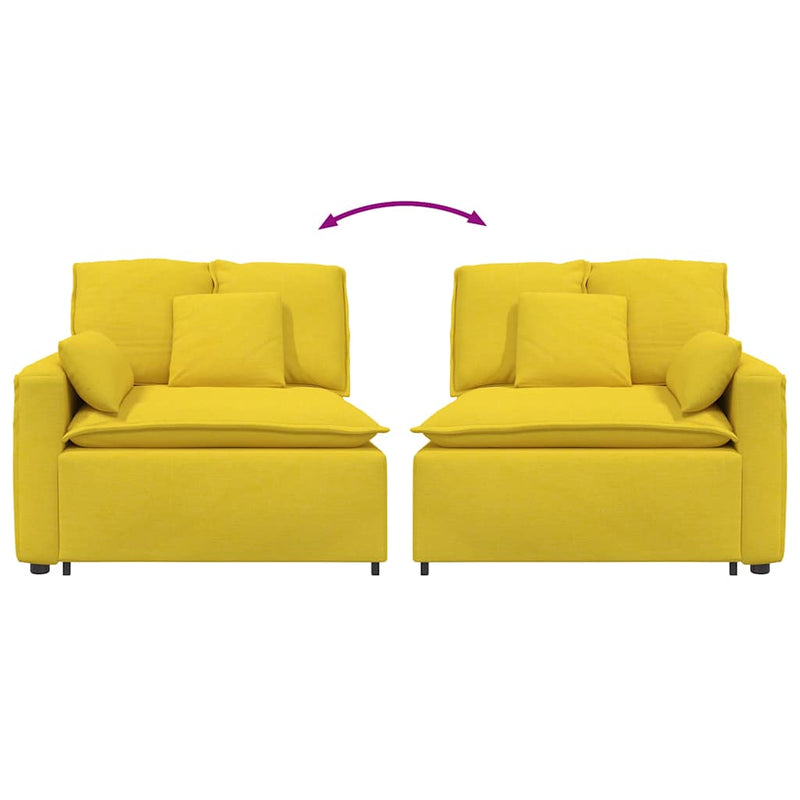 Modul modular de capăt pentru cotieră canapea cu perne 100 cm