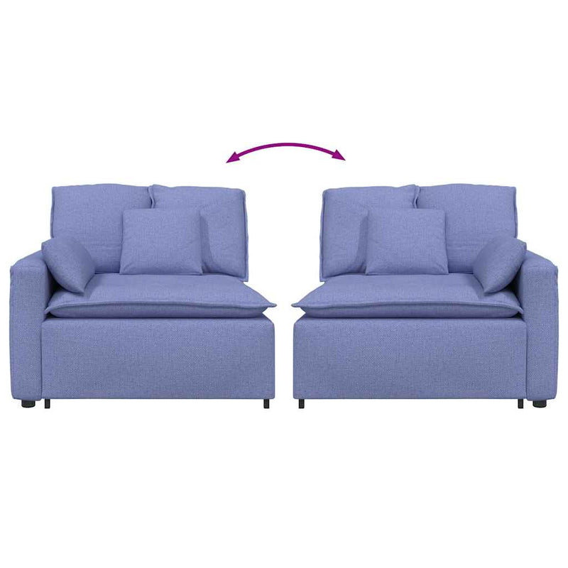 Modul modular de capăt pentru cotieră canapea cu perne 100 cm