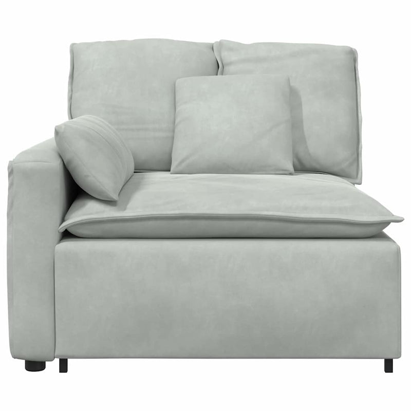 Modul modular de capăt pentru cotieră canapea cu perne 100 cm