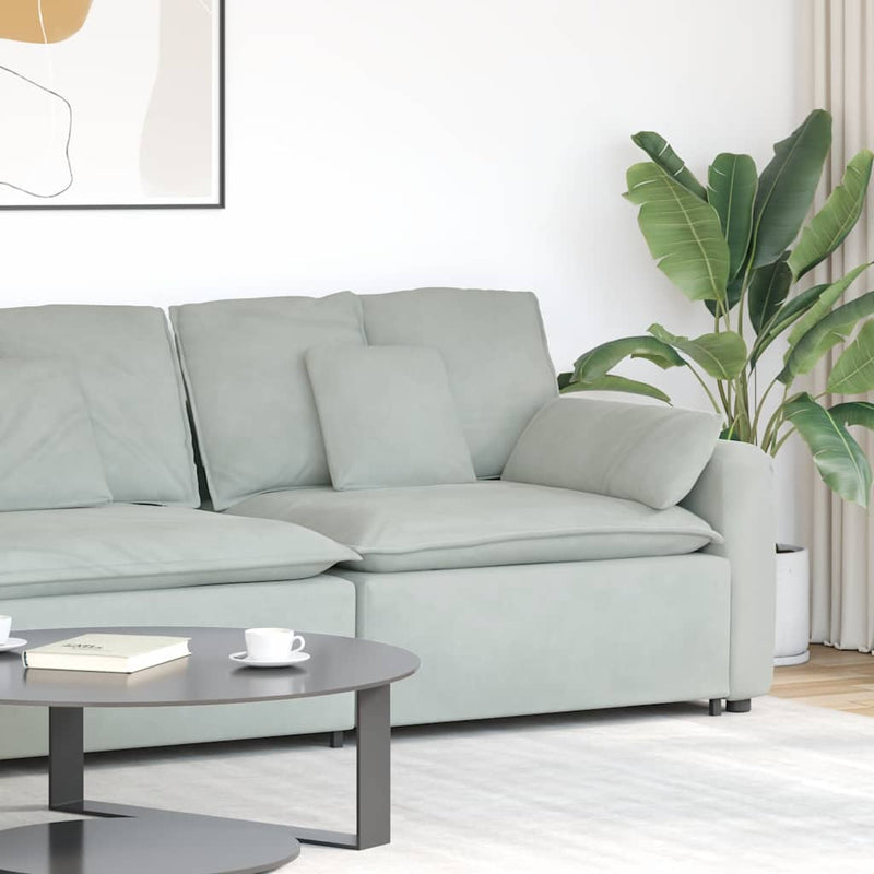 Modul modular de capăt pentru cotieră canapea cu perne 100 cm