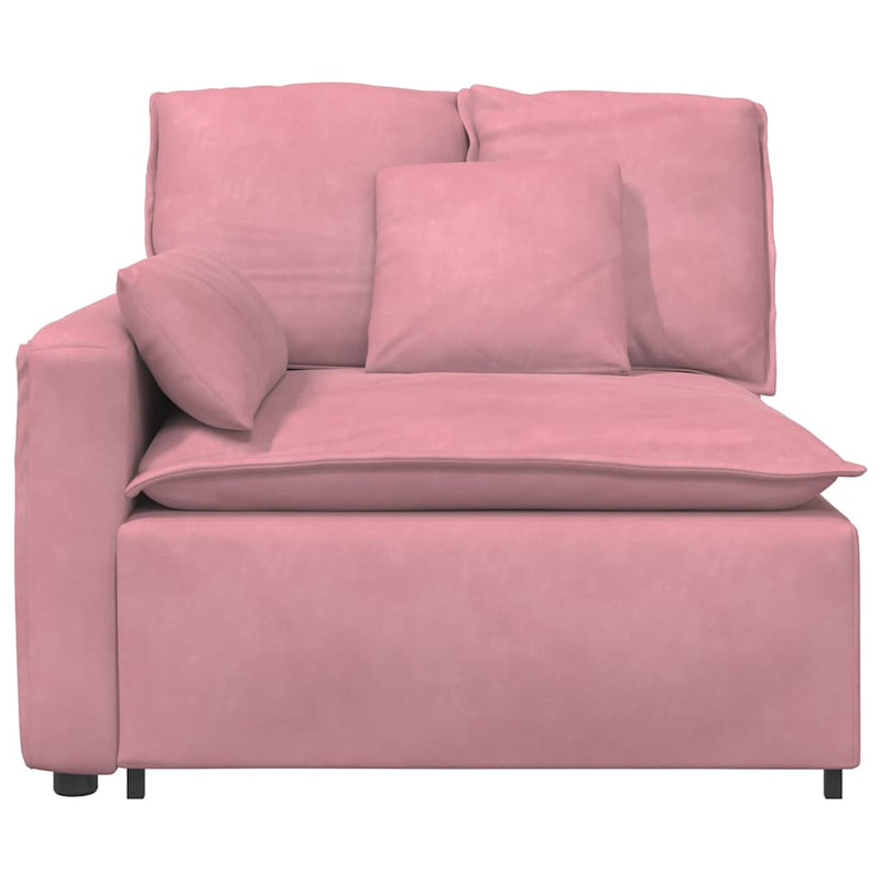 Modul modular de capăt pentru cotieră canapea cu perne 100 cm