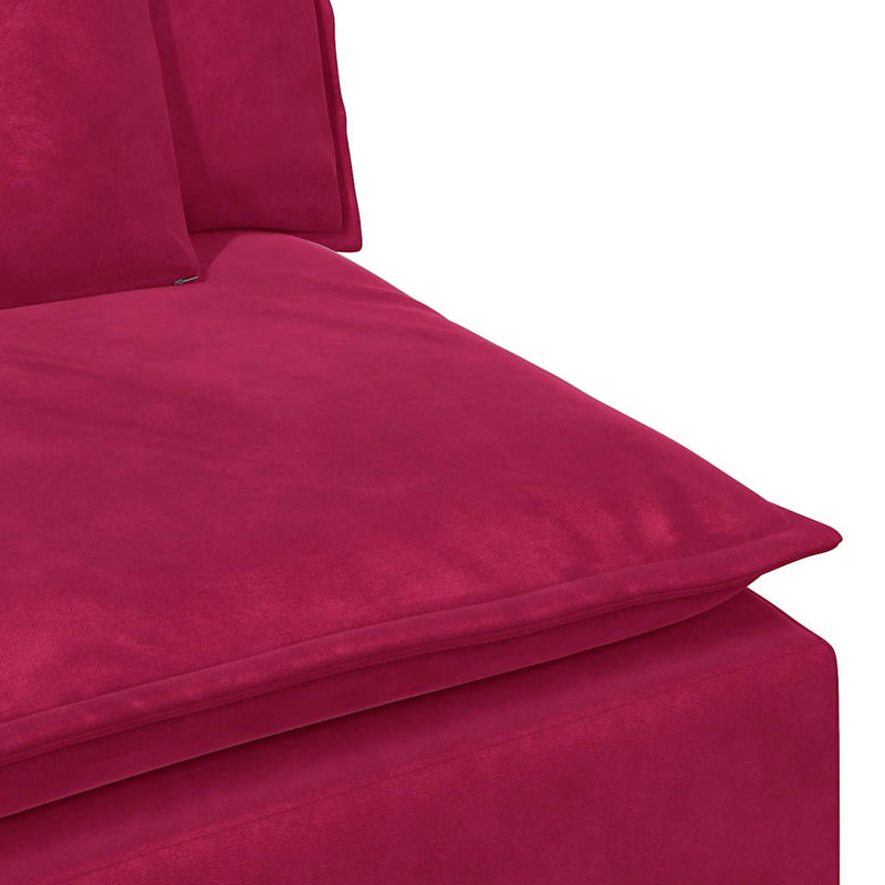Modul modular de capăt pentru cotieră canapea cu perne 100 cm