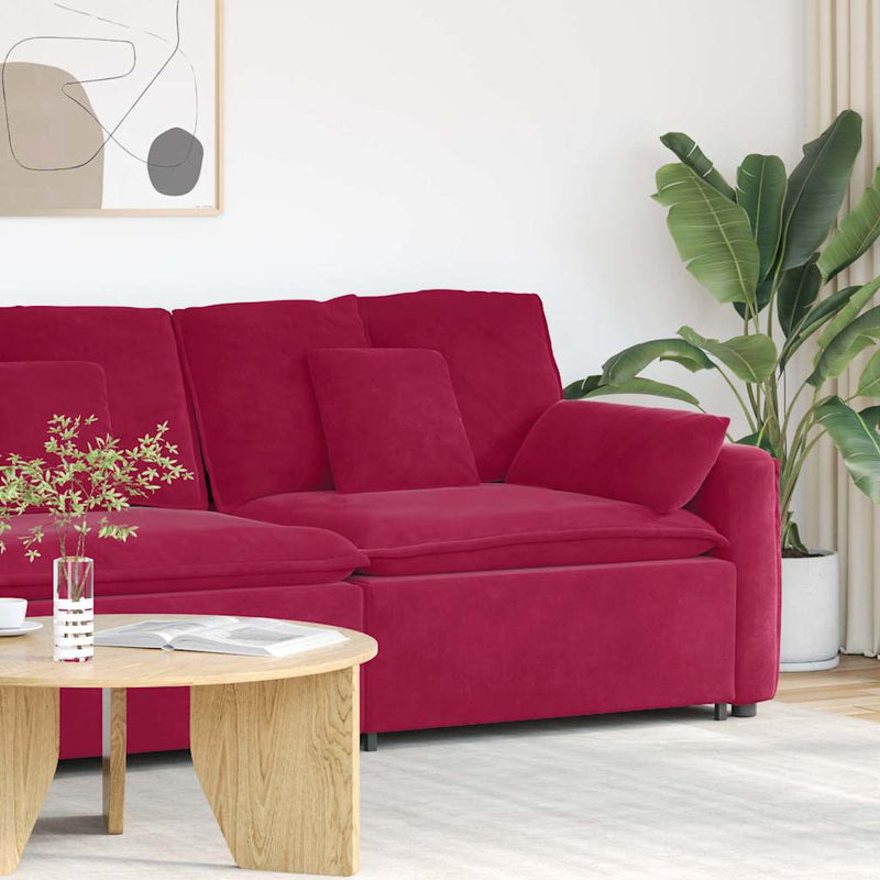 Modul modular de capăt pentru cotieră canapea cu perne 100 cm