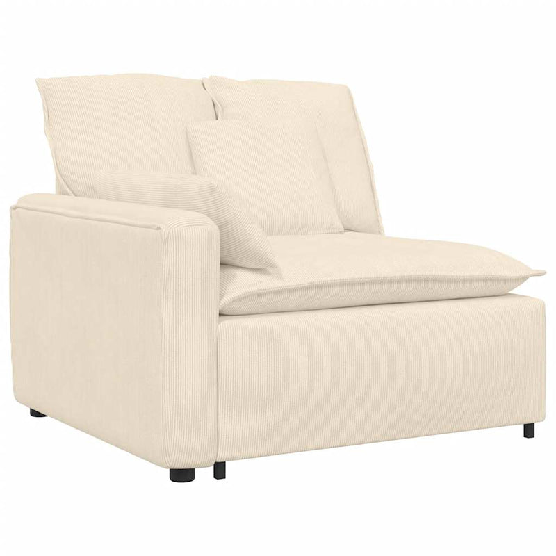 Modul modular de capăt pentru cotieră canapea cu perne 100 cm