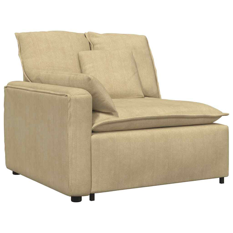 Modul modular de capăt pentru cotieră canapea cu perne 100 cm