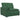 Modul modular de capăt pentru cotieră canapea cu perne verde închis 100 cm