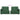 Modul modular de capăt pentru cotieră canapea cu perne verde închis 100 cm