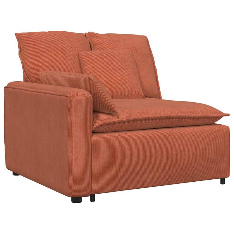Modul modular de capăt pentru cotieră canapea cu perne 100 cm