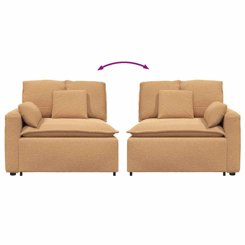 Modul modular de capăt pentru cotieră canapea cu perne 100 cm