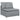 Modul central canapea modulară cu perne, gri deschis, 100 cm