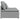 Modul central canapea modulară cu perne, gri deschis, 100 cm