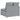 Modul central canapea modulară cu perne, gri deschis, 100 cm