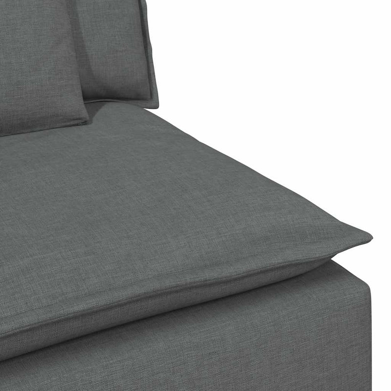 Modul central canapea modulară cu perne gri închis 100 cm