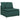 Modul central canapea modulară cu perne, verde închis, 100 cm