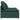 Modul central canapea modulară cu perne, verde închis, 100 cm
