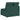 Modul central canapea modulară cu perne, verde închis, 100 cm