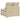 Modul central canapea modulară cu perne, crem, 100 cm