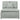 Modul central canapea modulară cu perne, gri deschis, 100 cm