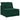 Modul central canapea modulară cu perne, verde închis, 100 cm