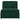 Modul central canapea modulară cu perne, verde închis, 100 cm