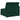 Modul central canapea modulară cu perne, verde închis, 100 cm