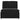 Modul central de canapea modulară cu perne, negru, 100 cm