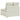 Modul central canapea modulară cu perne, crem, 100 cm
