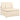 Modul central canapea modulară cu perne, crem, 100 cm