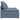 Modul central canapea modulară cu perne, albastru, 100 cm