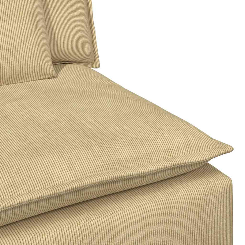 Modul central canapea modular cu perne gri-verzui 100 cm