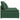 Modul central canapea modulară cu perne, verde închis, 100 cm