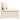 Modul central canapea modulară cu perne, crem, 100 cm