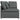 Modul de colț pentru canapea modulară cu perne gri închis 100cm