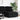 Modul taburet modular pentru canapea, negru, 100x100x48 cm